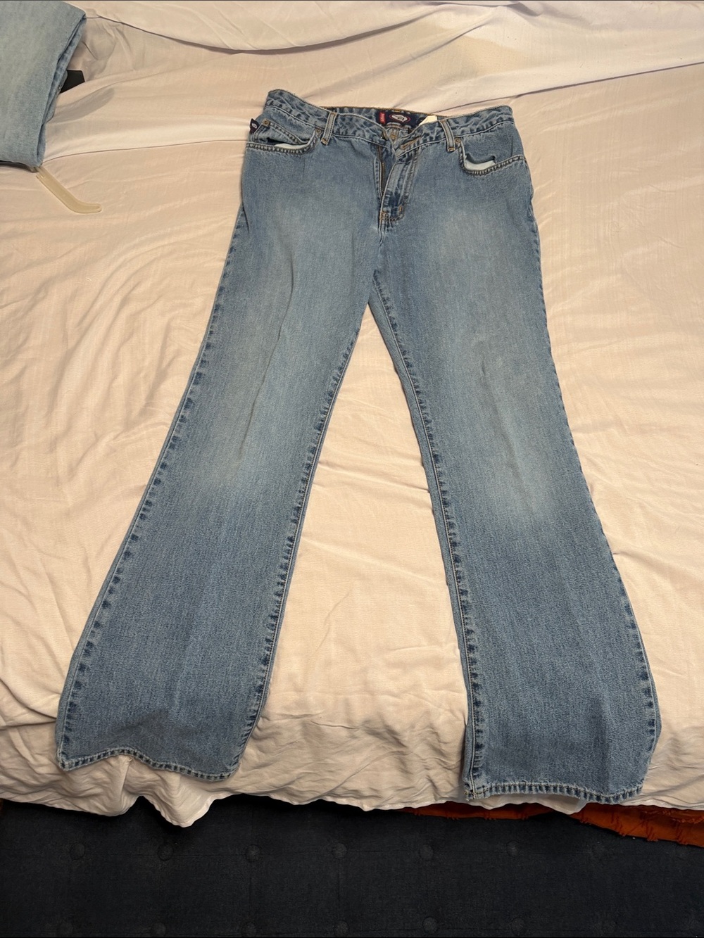 BONGO Light Blue Flared Women's Jeans 90s